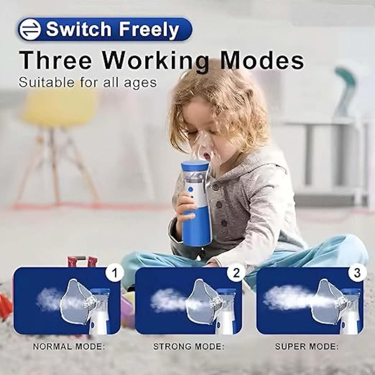 Mini Portable Mesh Nebulizer Machine,(original)For Adults and Kids,