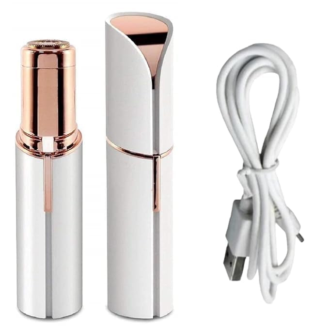 Facial Hair Remover For Women, (White & Golden)