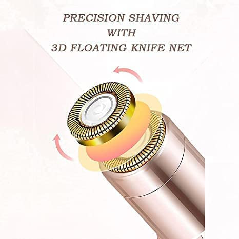 Facial Hair Remover For Women, (White & Golden)