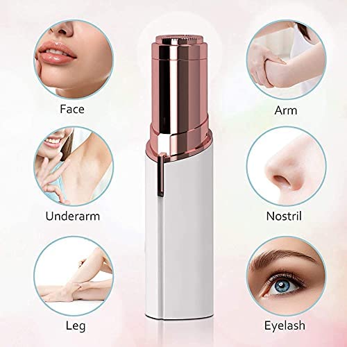 Facial Hair Remover For Women, (White & Golden)