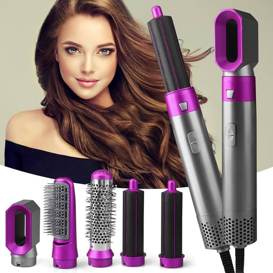 Straightener Brush Blow Dryer | 5 in 1 Multifunctional Hair Dryer