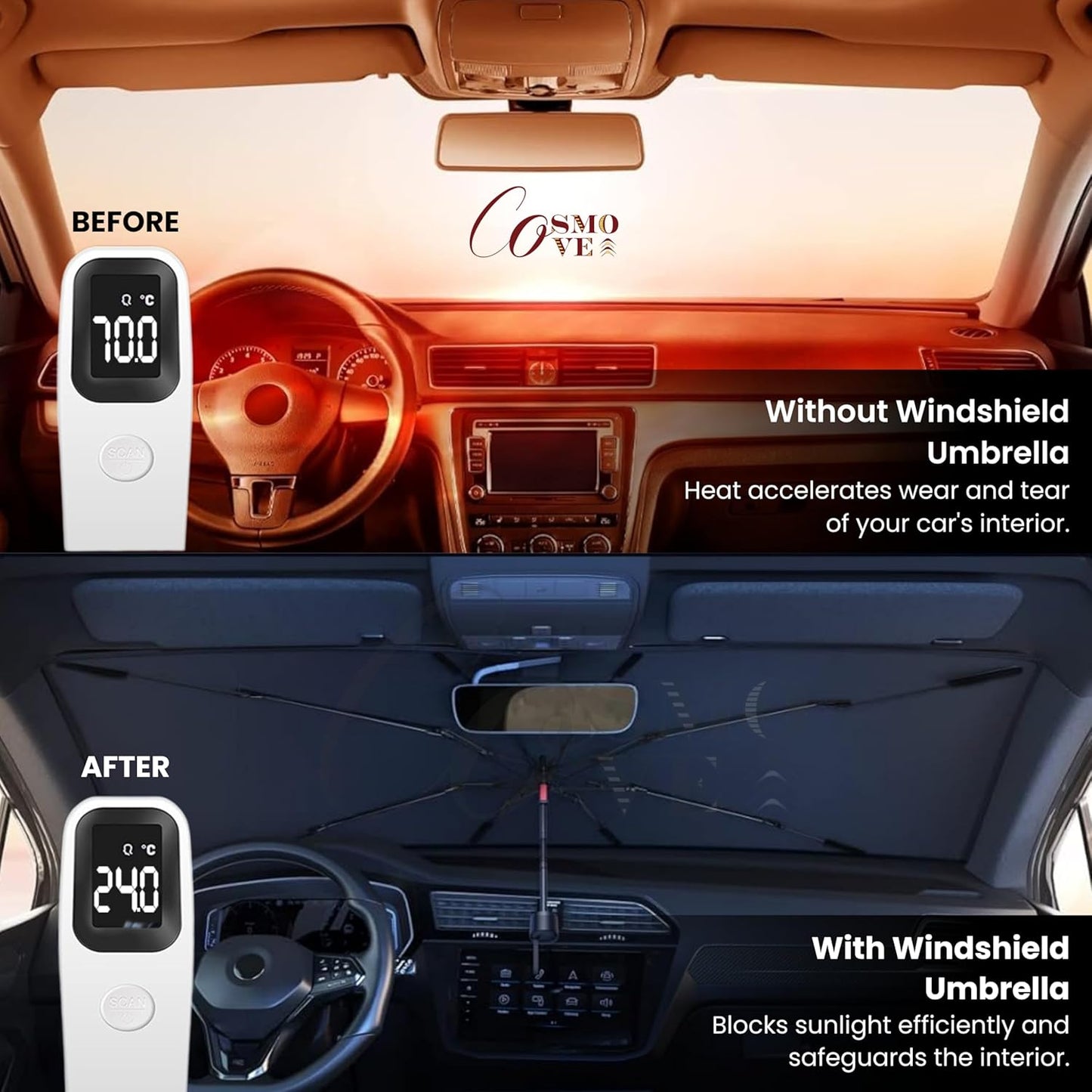 Sun shade Car umbrella | premium quality