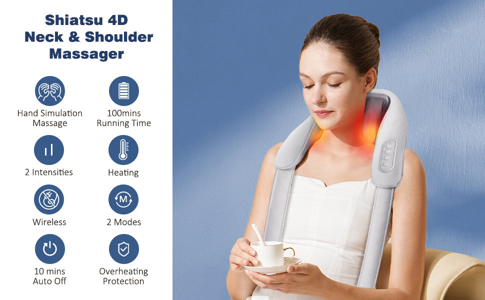 Neck and Shoulder Back Massager:
