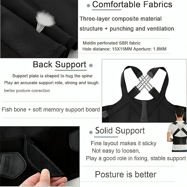 Shoulder and Back Posture Corrector Belt