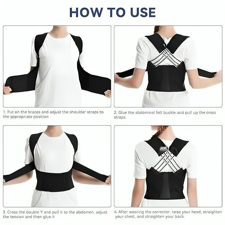 Shoulder and Back Posture Corrector Belt