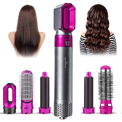 Straightener Brush Blow Dryer | 5 in 1 Multifunctional Hair Dryer